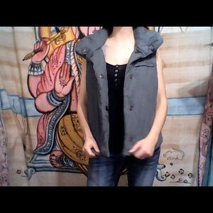 Size xs Free People gray vest