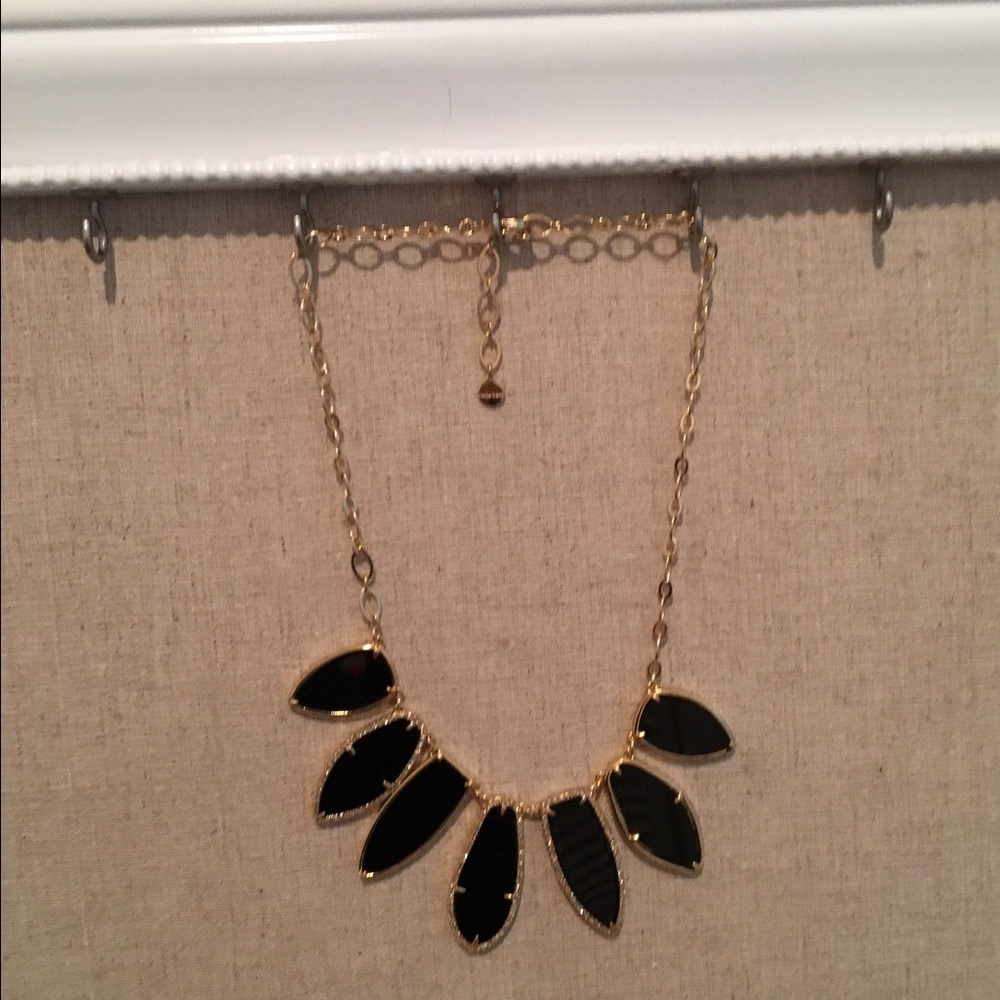 Stella and Dot black Allegria necklace
