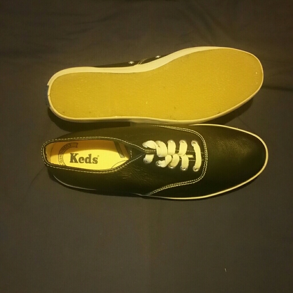 Men's leather Keds