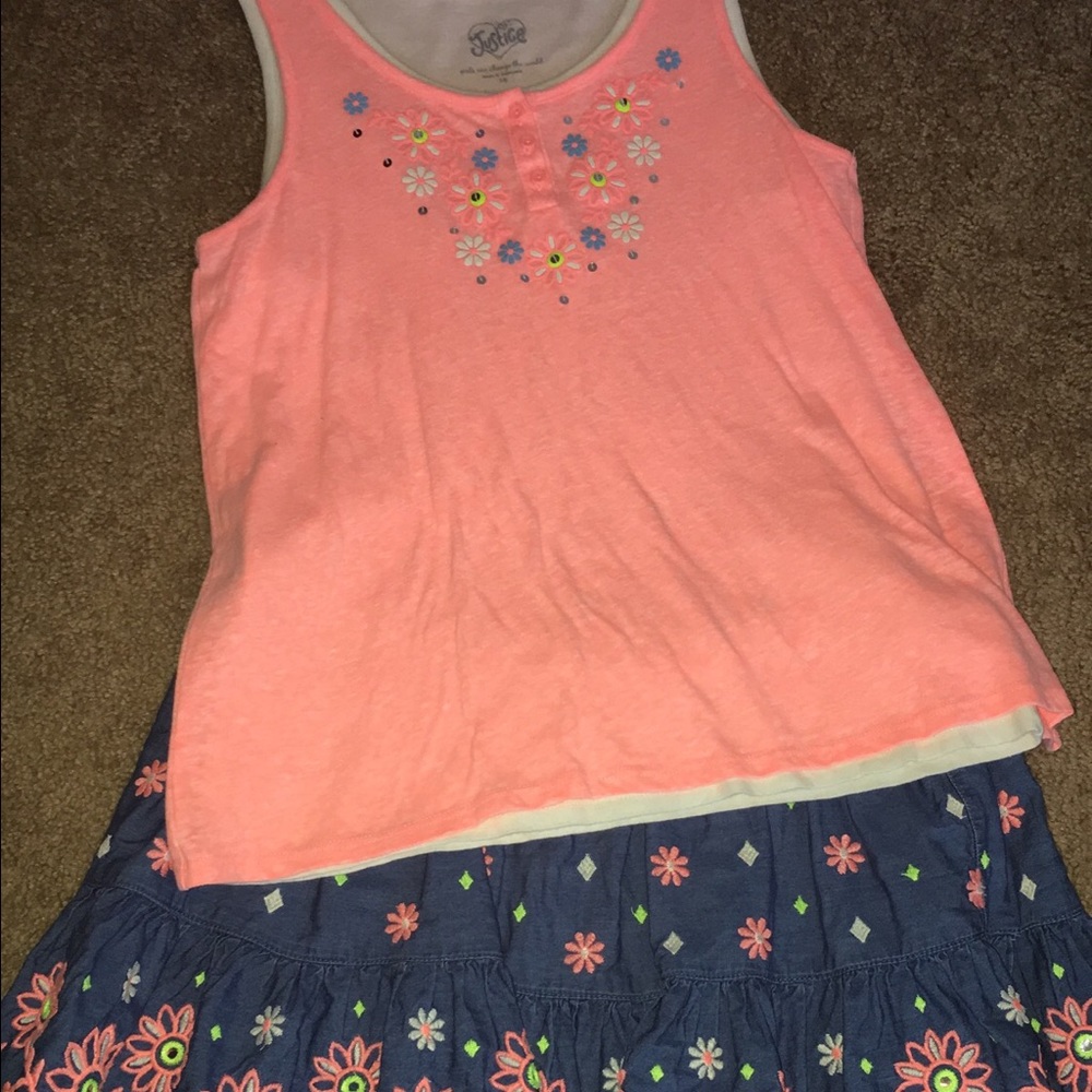 Justice girls outfit
