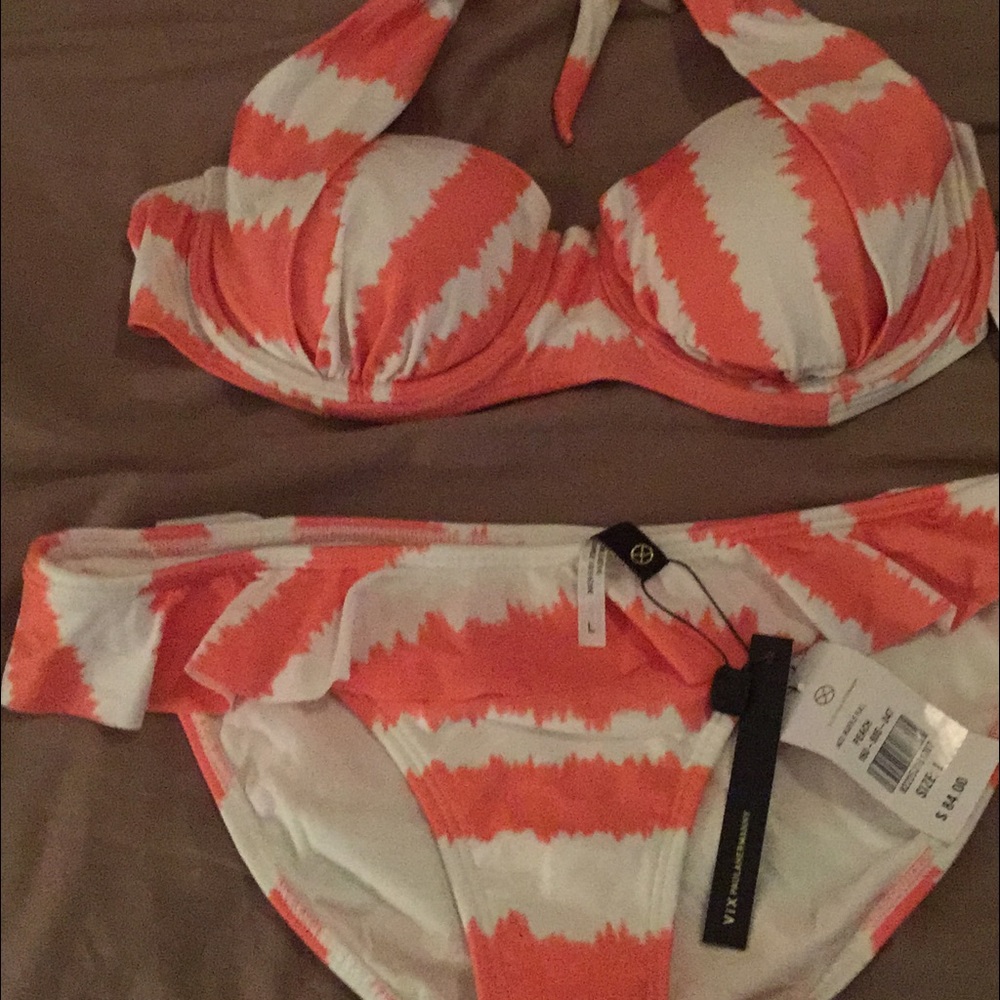 VIX bathing suit - jazz Lolita peach, L