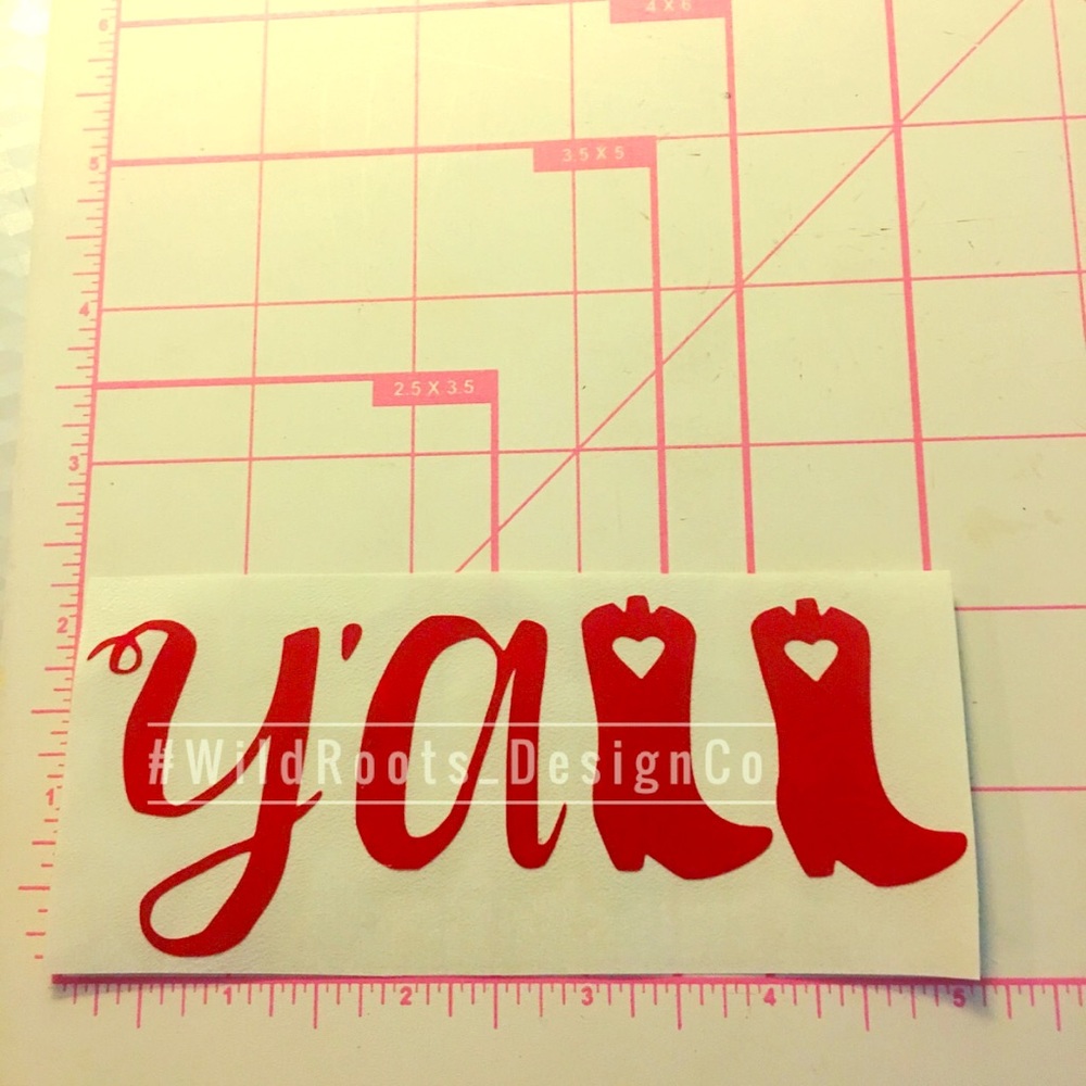 Y'all decal