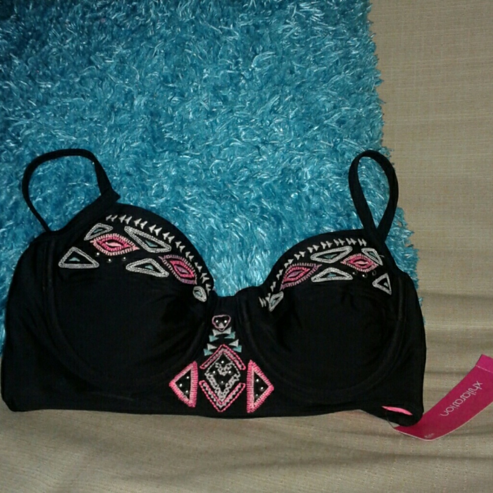 Swim Top Multicolor Size Small