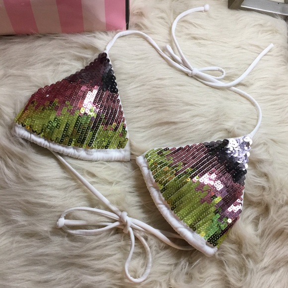 Victoria's Secret Other - Victoria's secret sequin string bikini top