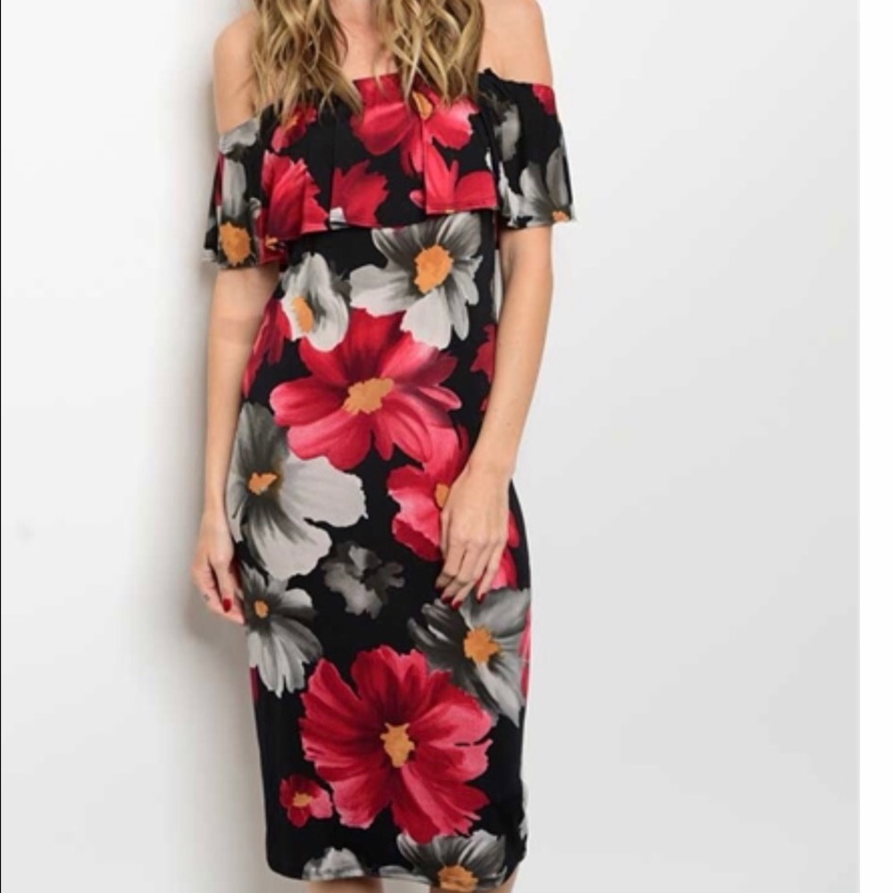 πππHOST PICK πππ Flower Dress - Picture 1 of 2