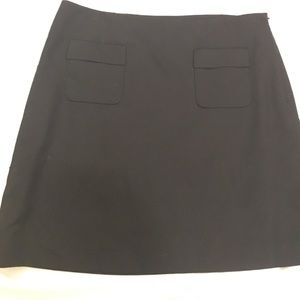 Loft Black Skirt - 10 petite