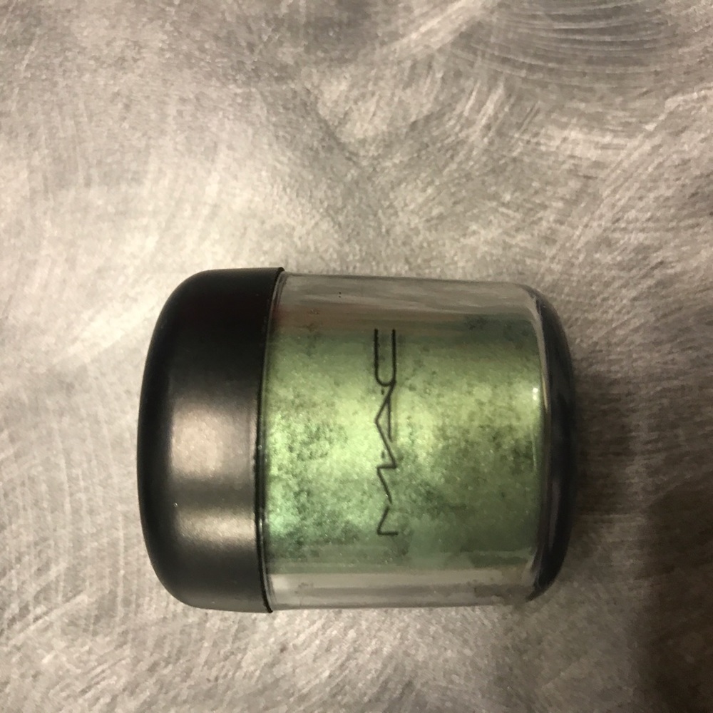 Used MAC Pigment in "EMERALD GREEN". 1/2 Full
