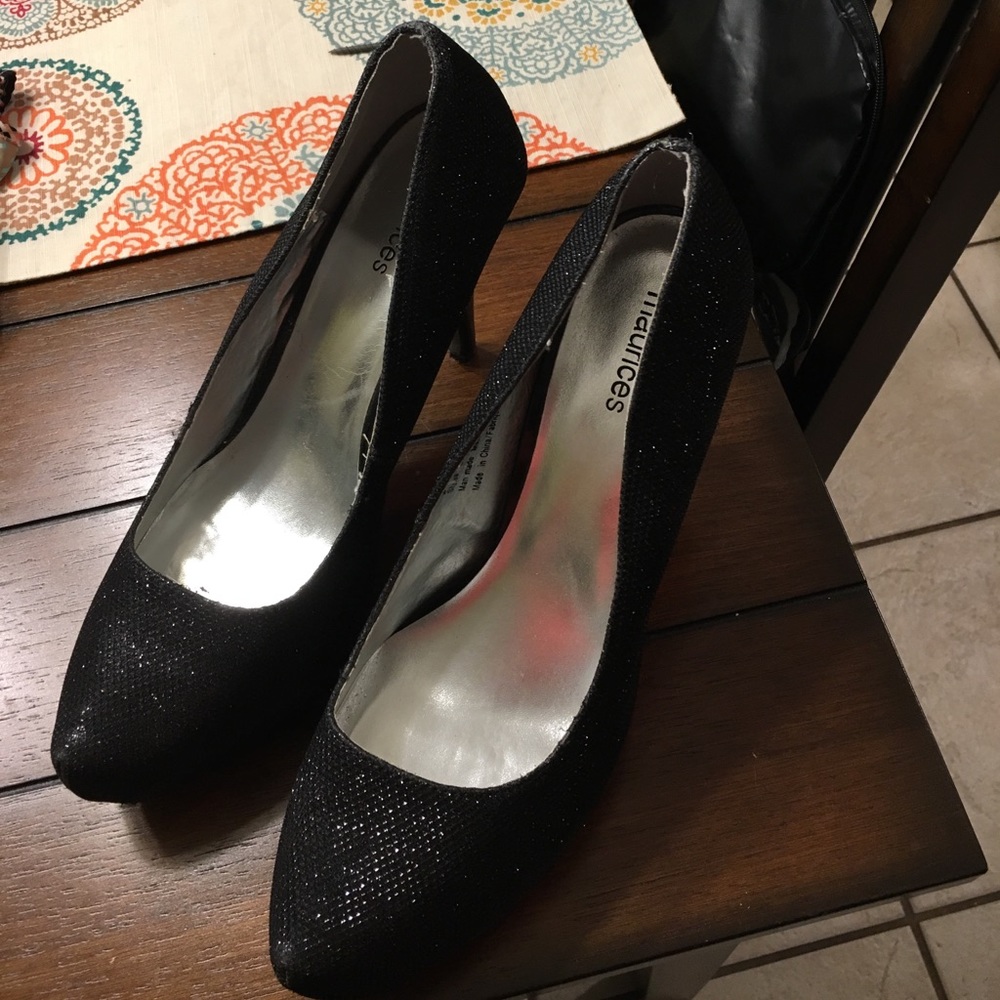 Maurice's size 10 sparkly heels