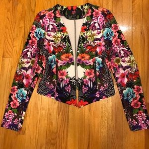 2b bebe Floral Blazer