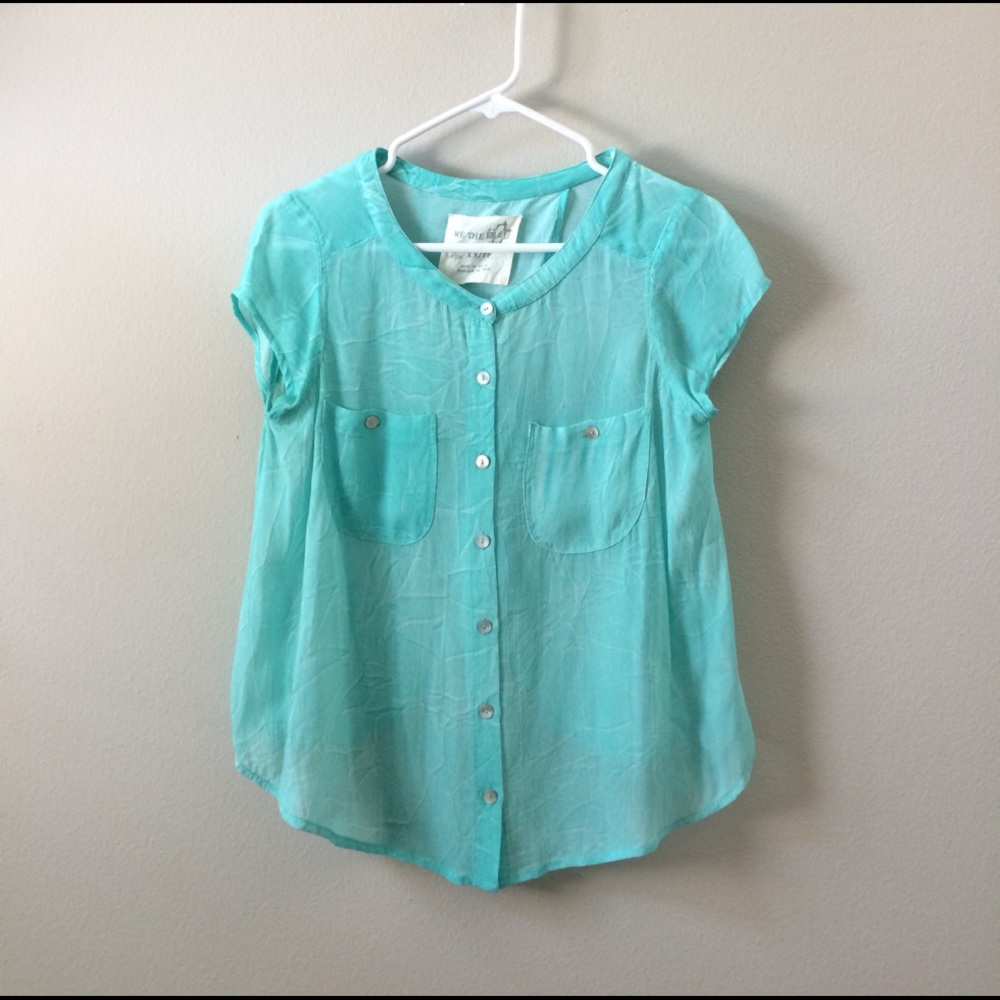 Free People Split Back Top