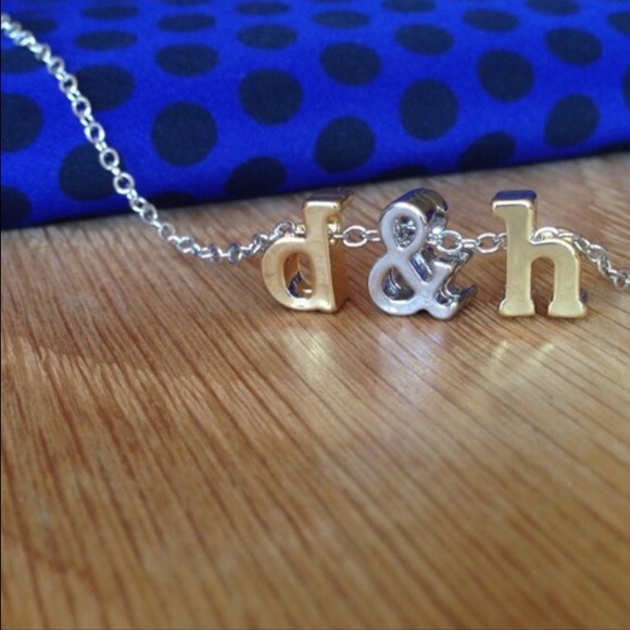CUSTOM lowercase INITIALS PENDANT NECKLACE - Picture 3 of 5