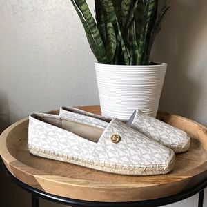 MICHAEL Kors Logo Printed Slip On Espadrilles