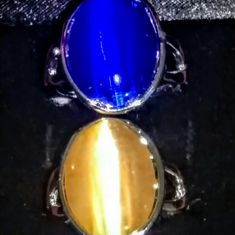 FREE W/ $100+  Cat's eye Rings on Sterling Silver