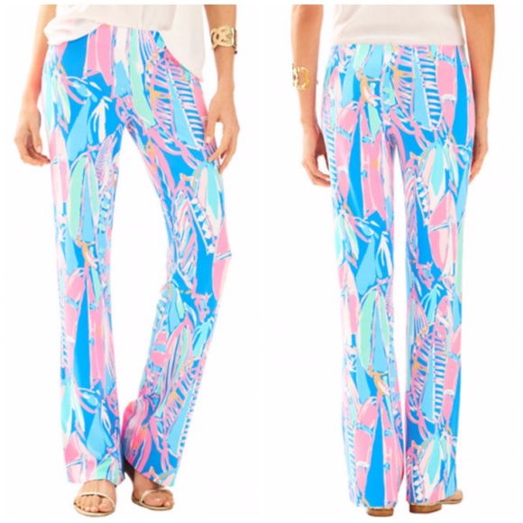 Lilly Pulitzer Pants - NWT GEORGIA MAY PALAZZO PANT BAY BLUE - XS