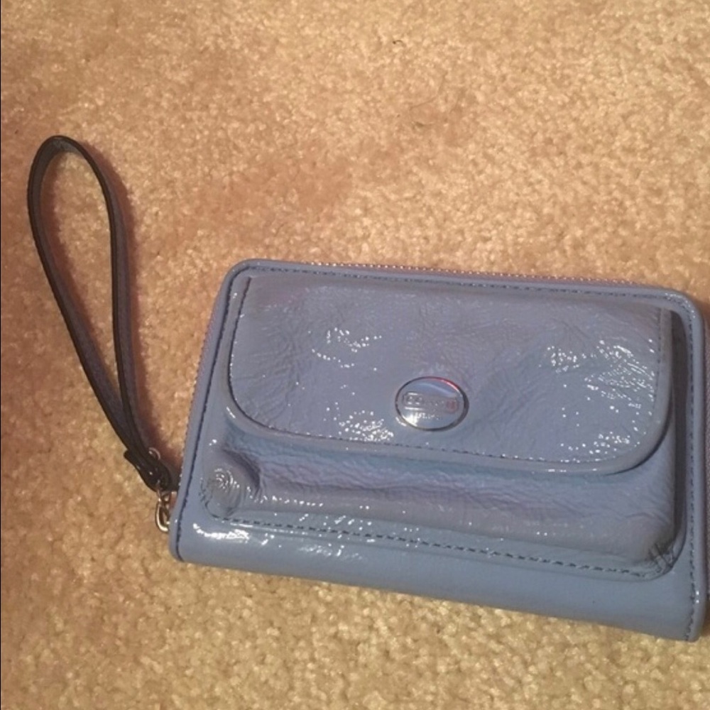 Coach patent leather wallet