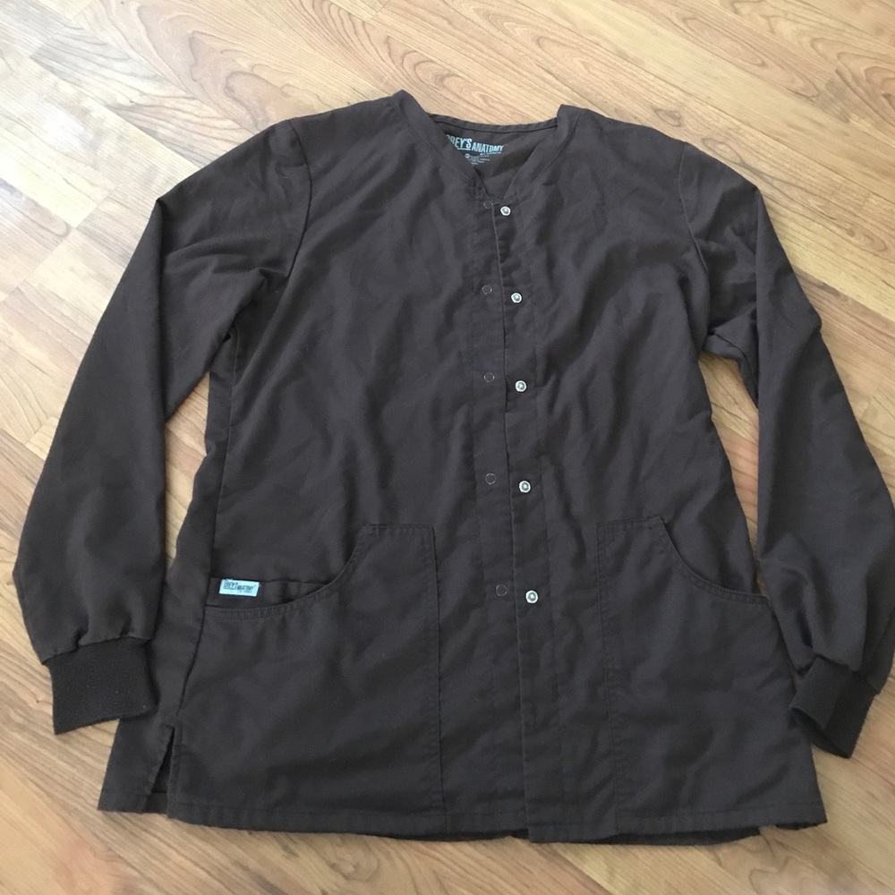 Grey's Anatomy long sleeve scrub jacket