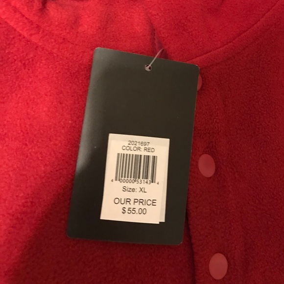 Men's XL Rugged Trails Fleece pullover. NWT - Picture 4 of 8