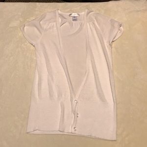 White House Black Market short sleeve sweater