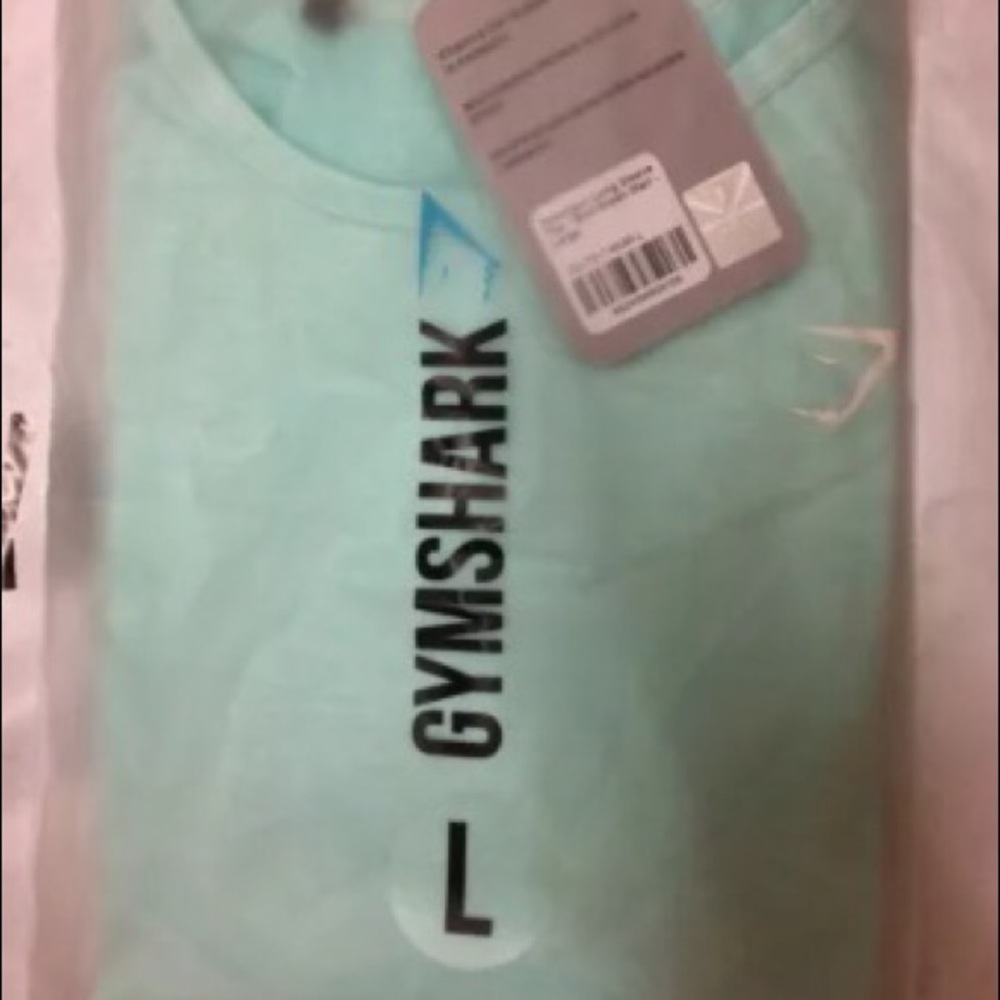 SOLD Gymshark long sleeve seamless-large- mint