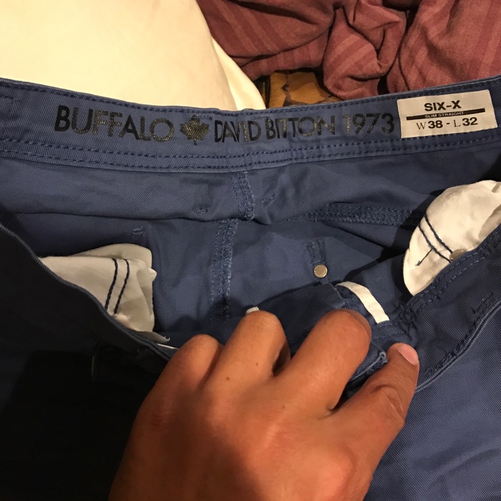 Blue chinos
