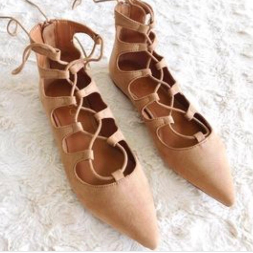 Aldo lace up flats