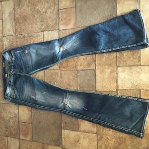 Silver Bootcut Jeans