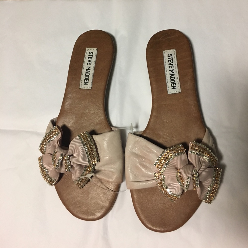 Steve Madden Slip-on Bow Sandals
