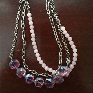 Lia Sophia multi strand convertible necklace