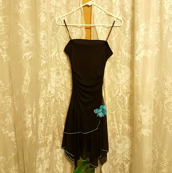 Jodi Kristopher Dresses & Skirts - Black with blue cocktail dress