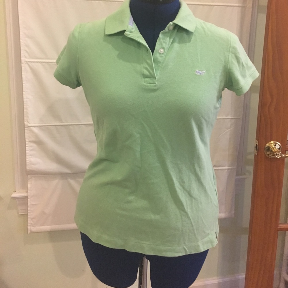 Green Vineyard Vines Polo