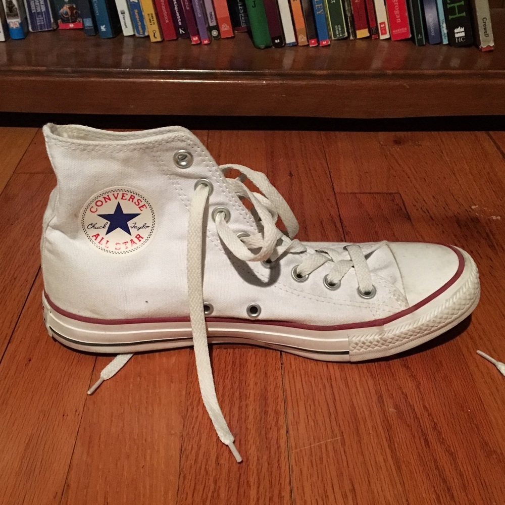 White Converse All Star Shoes