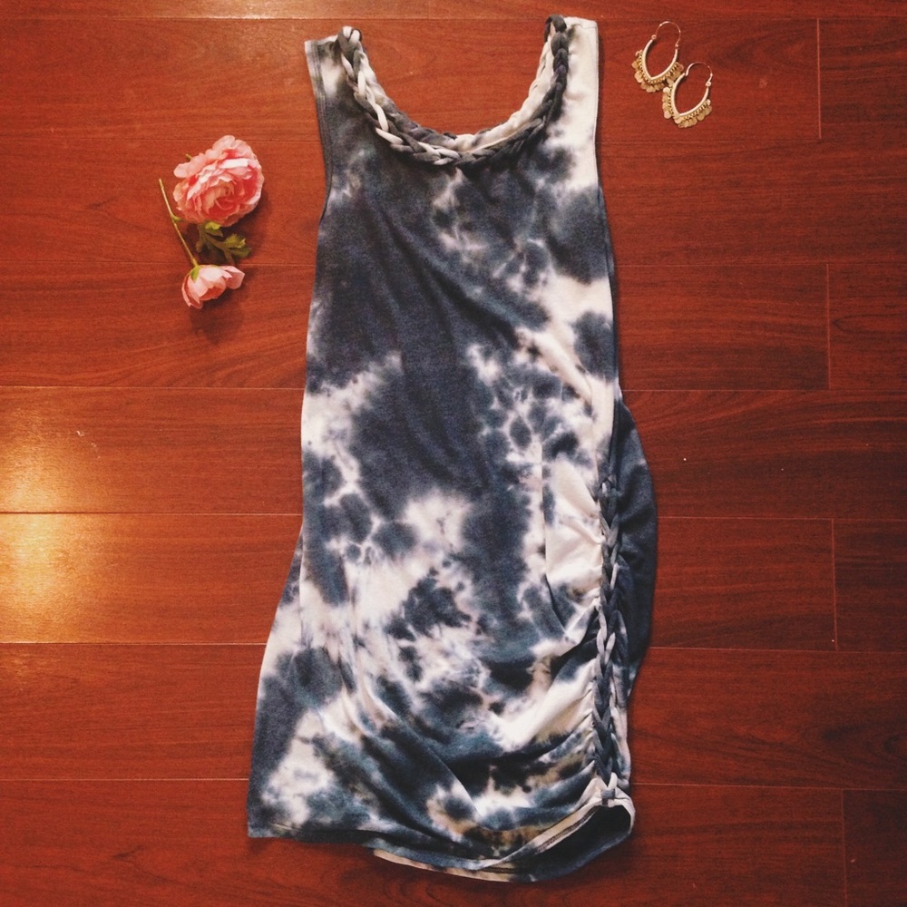 Tie Dye Braided Dress