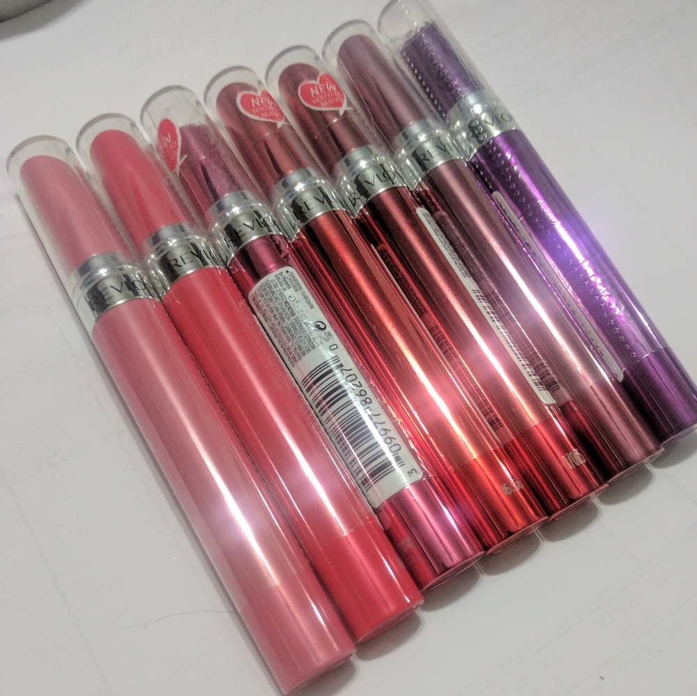 Set of 7 Revlon Ultra HD gel lip color