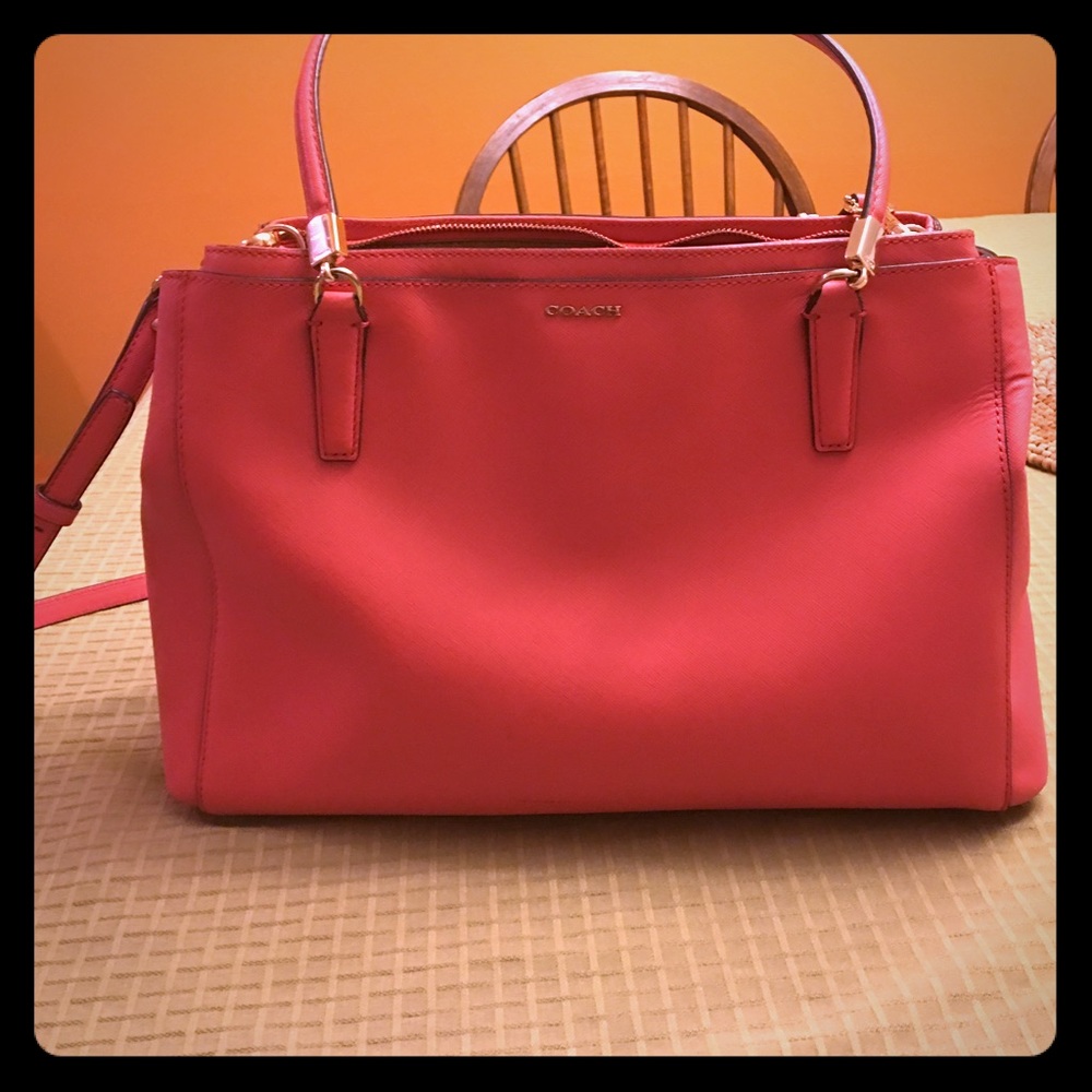 Pink and Spring time Coach shoulder bag!!
