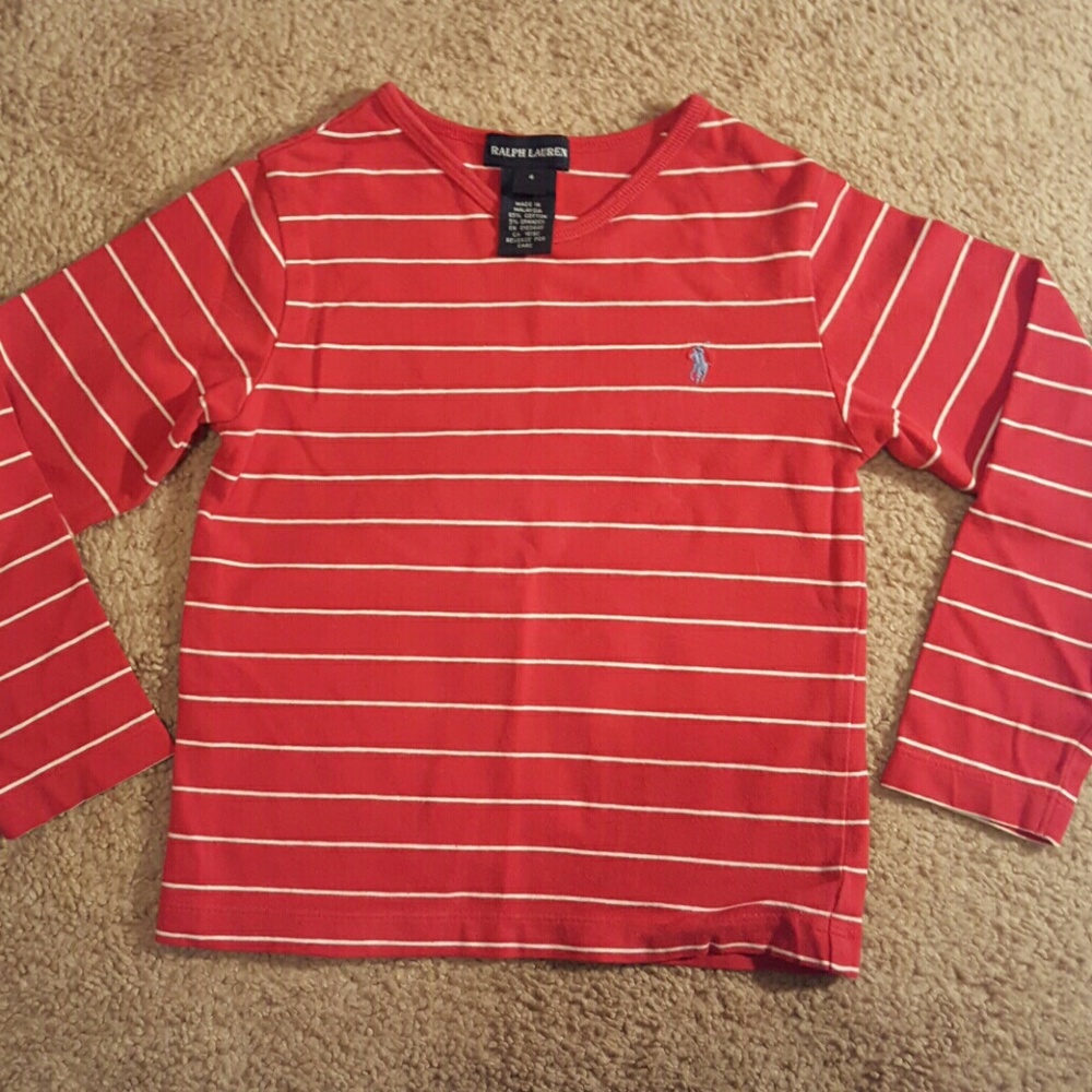 Ralph Lauren Girl's  4T L/S cotton Shirt