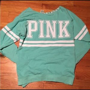 Pink pullover sweatshirt