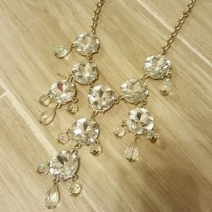 Statement crystal necklace