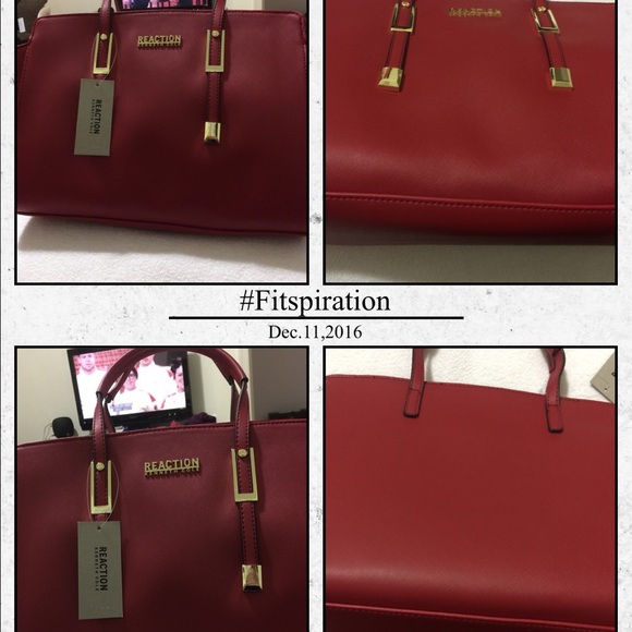REACTION KENETH COLE SATCHEL Material PVSJOE"S BAG - Picture 1 of 2