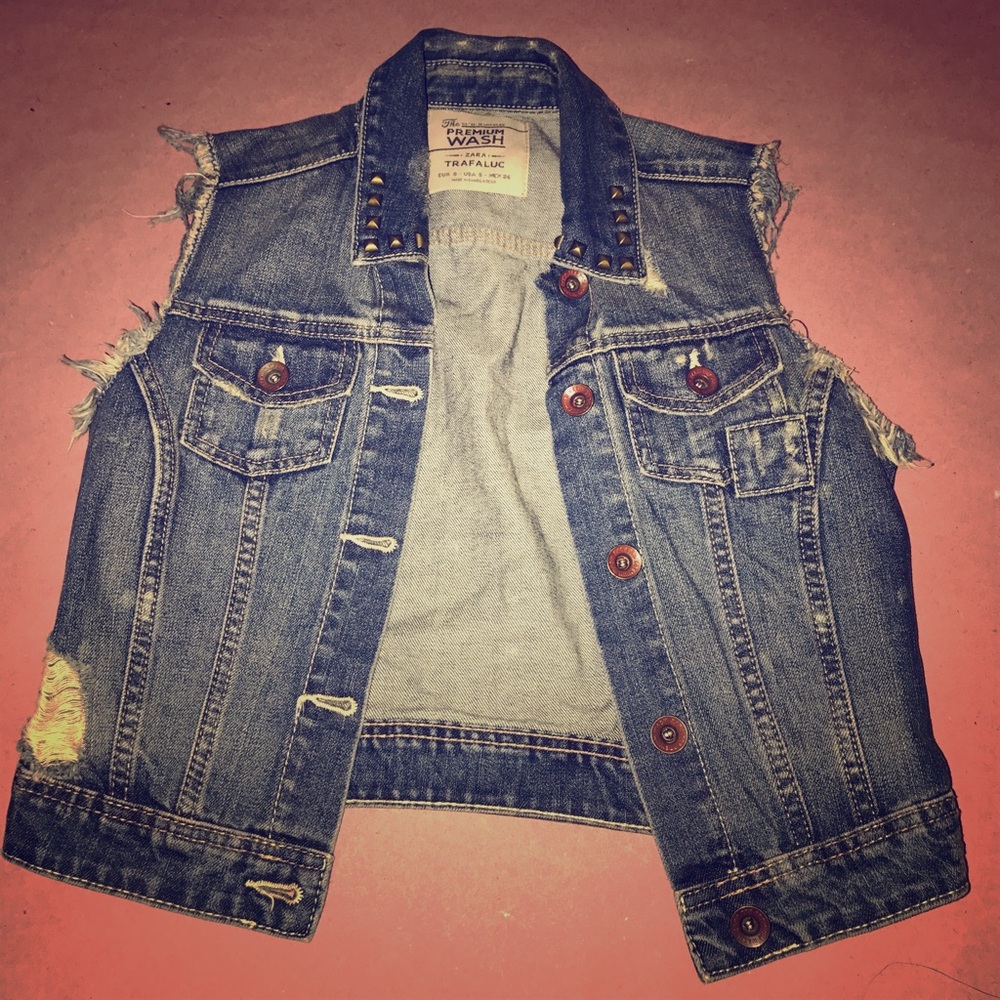 Zara Denim Vest