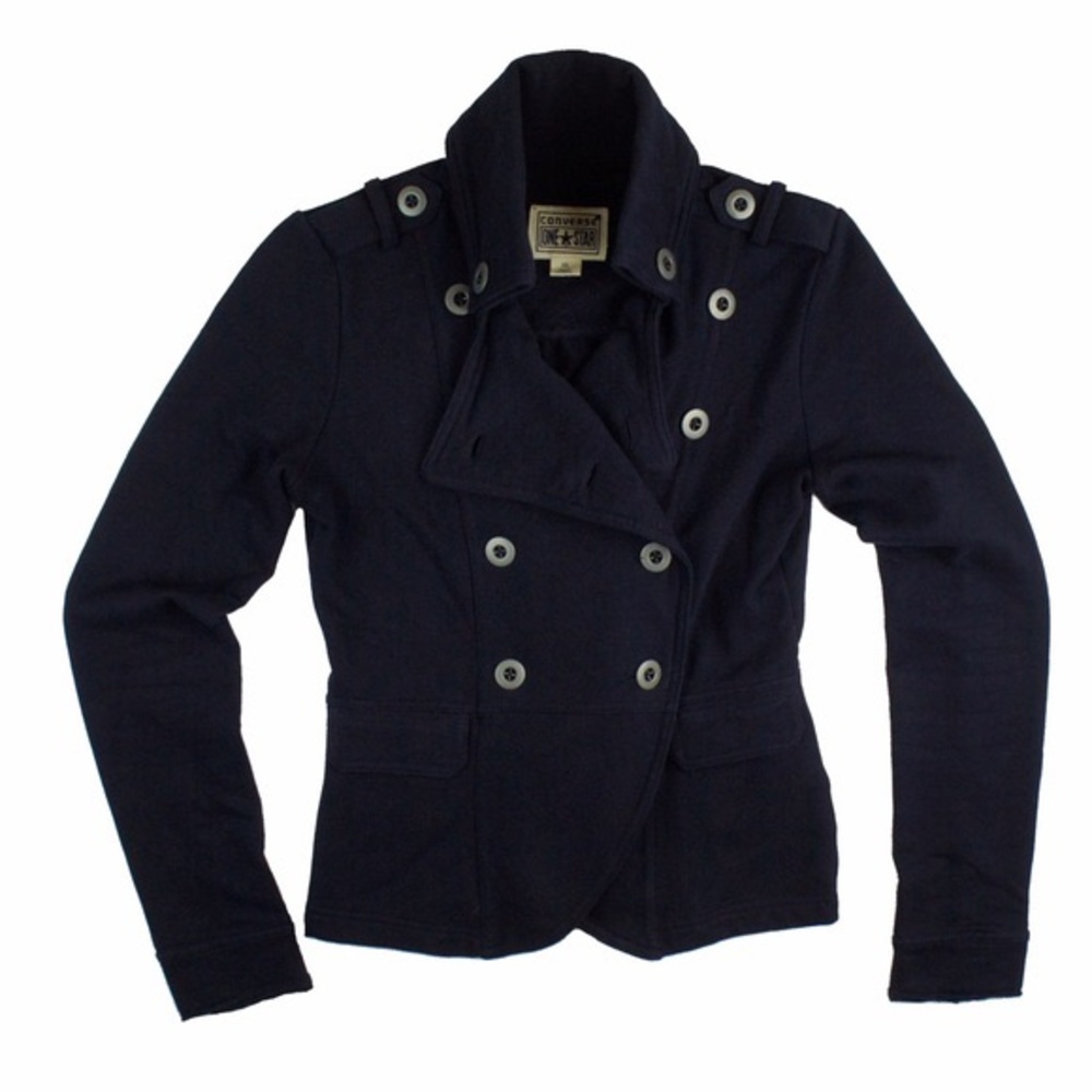 Converse One Star Navy Blue Military Jacket