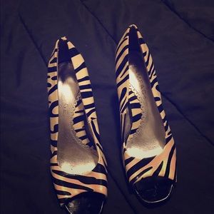 Zebra Print Heels