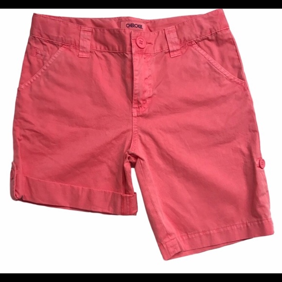 Cherokee Other - Cherokee Girls Bermuda Rollup Shorts Size 10-12