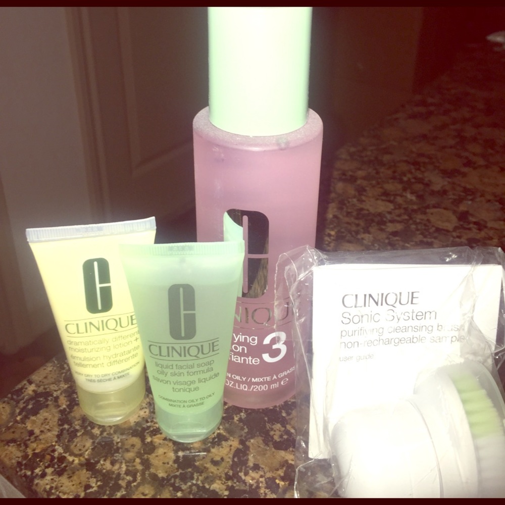 Clinique travel size 3 step skincare