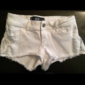 White Hollister Shorts