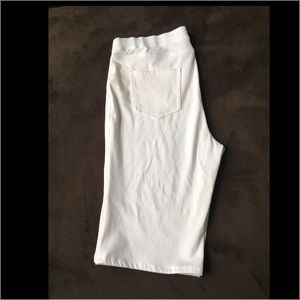 White Bermuda Jeggings