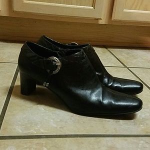 Black Booties with buckle