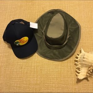 2 Hats - HBY Green Fishing  and Bass Pro Shop Hat