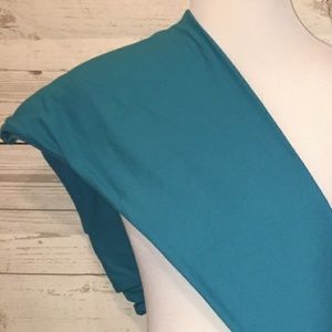 Lularoe OS Teal Solid Leggings