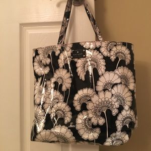 Kate spade black and white tote