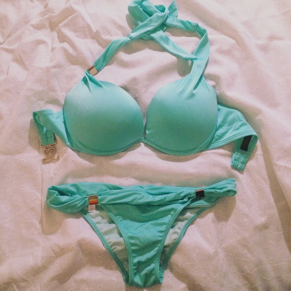 Victoria's Secret Aqua Push Up Bikini ✨